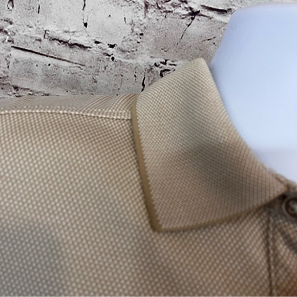 Tommy Bahama Tan Short Sleeve Polo - Picture 2 of 10
